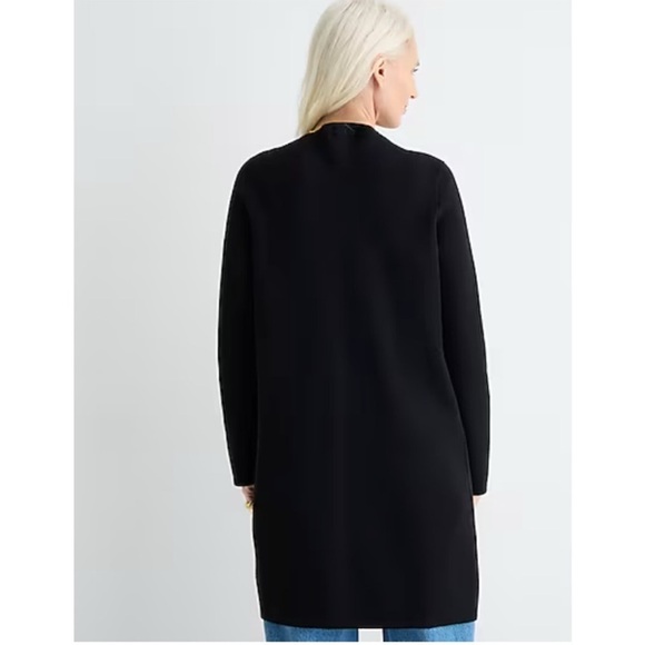 J. Crew Juliette Collarless Sweater Blazer Black Size XS NEW - Picture 6 of 16